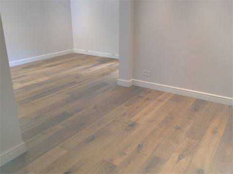 Staki Smoked Oak Engineered Wood Flooring. Installation in Ascot by Pembroke Floors